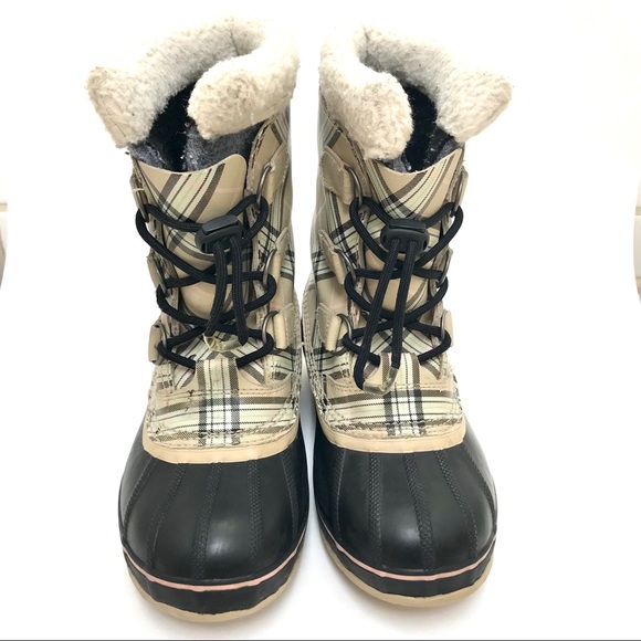 Sorel: waterproof plaid “Yoot Pac” boots (5) - Picture 2 of 11